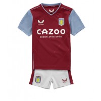 Aston Villa Fußballbekleidung Heimtrikot Kinder 2022-23 Kurzarm (+ kurze hosen)